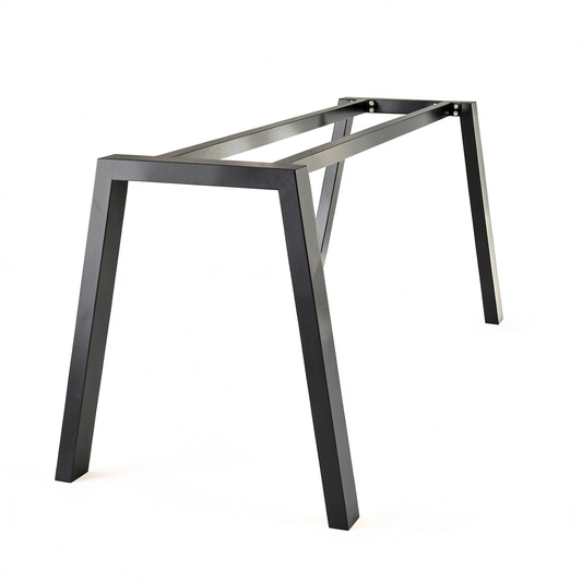 Gambe per Tavolo in Acciaio Nero – Design Industriale Robusto 120x70x72 cm
