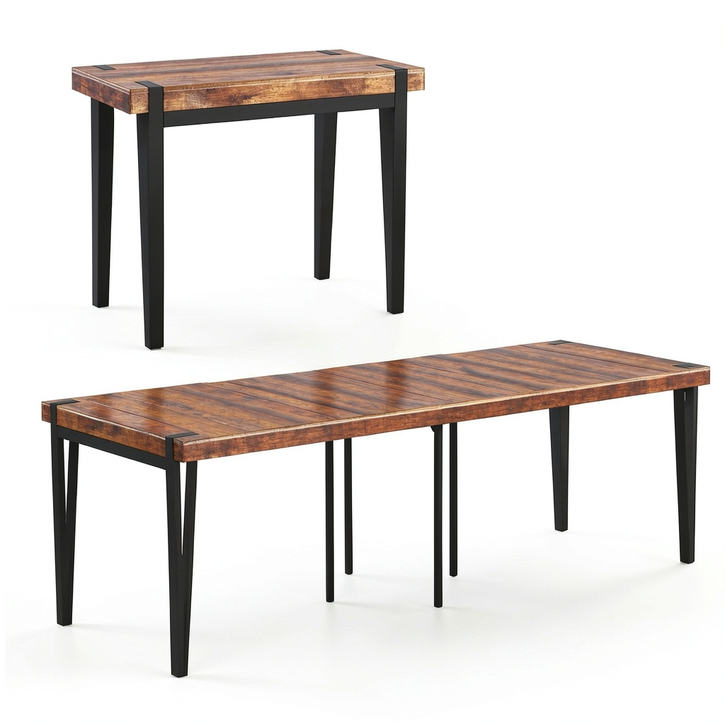 Consolle Estensibile AUSTRIA, 10 Posti, 235 cm, Stile Industriale